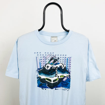 00s Nike AM95 T-Shirt Baby Blue Medium