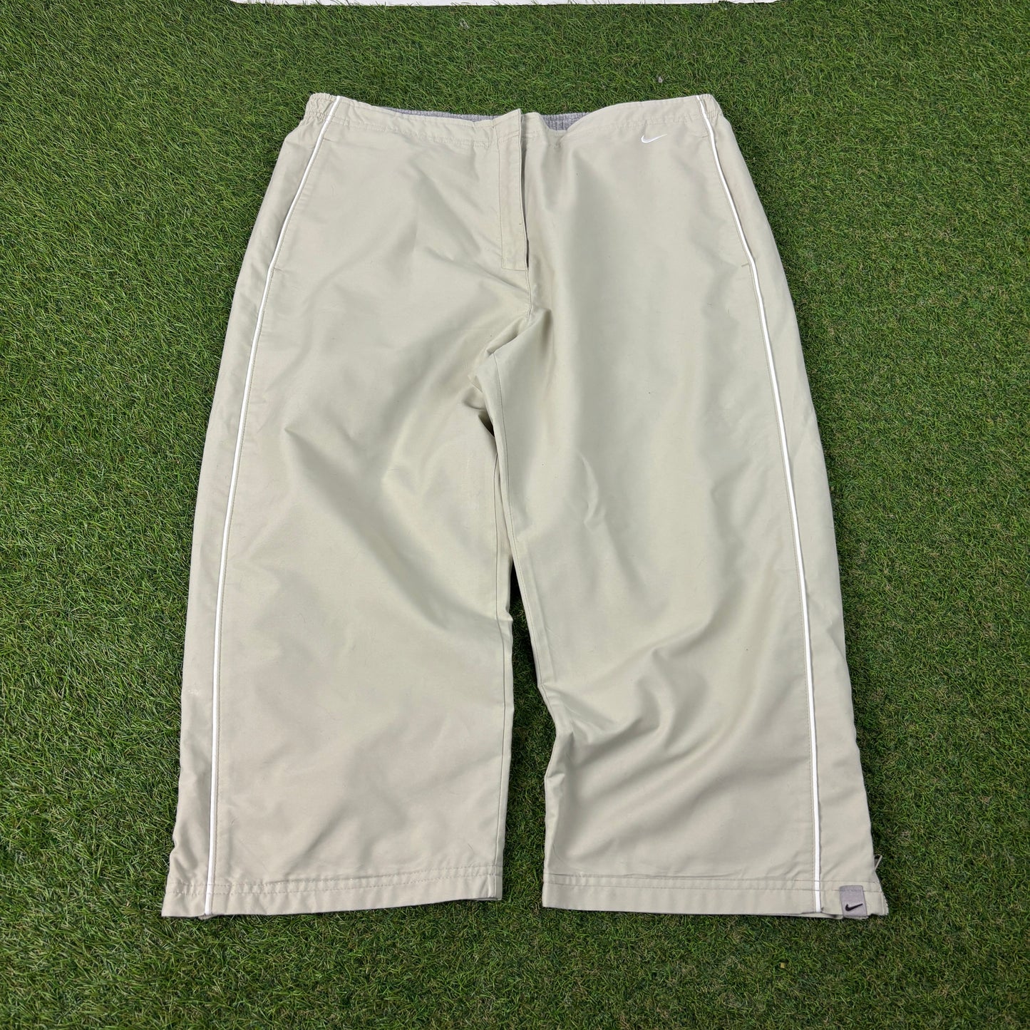 00s Nike 3/4 Length Baggy Shorts Brown Large