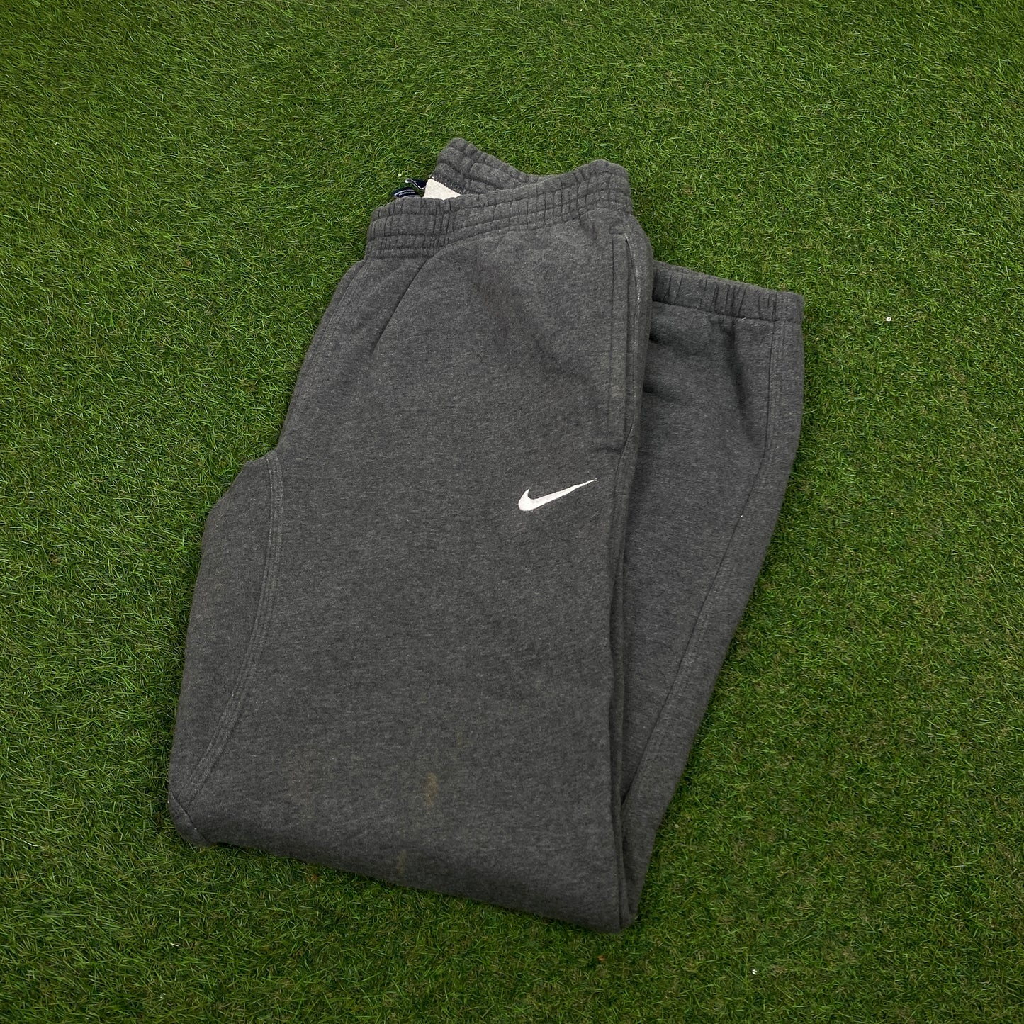 00s Nike Cotton Joggers Grey Small