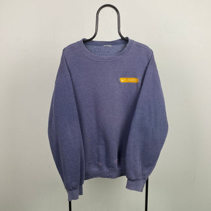 90s Nike Sweatshirt Blue XL