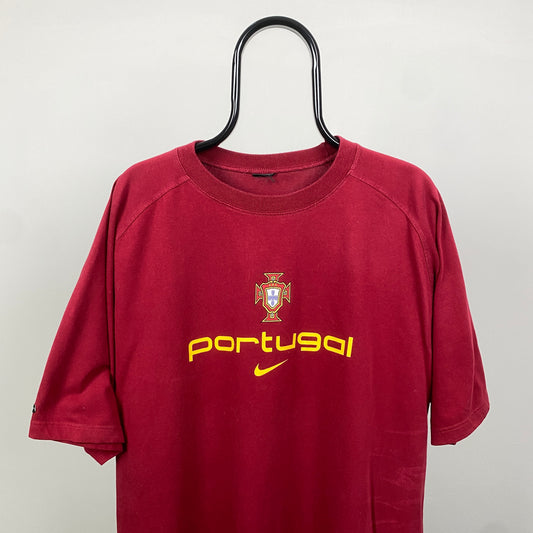 90s Nike Portugal T-Shirt Red XL