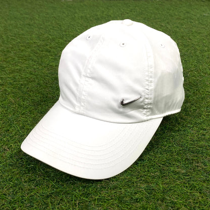 00s Nike Metal Swoosh Hat White