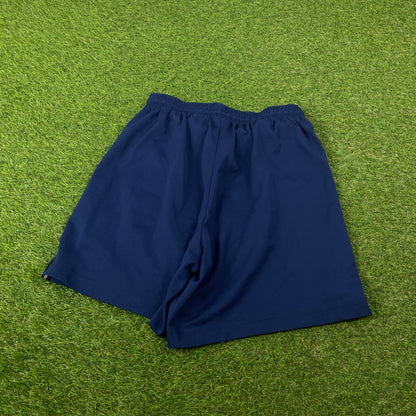 00s Nike Football Shorts Blue Small