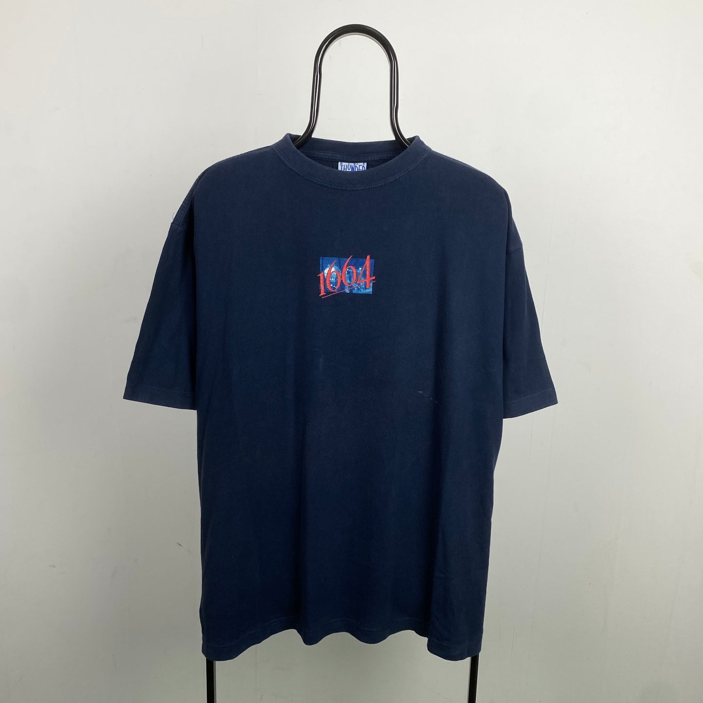 Retro Kronenbourg 1664 T-Shirt Blue XL