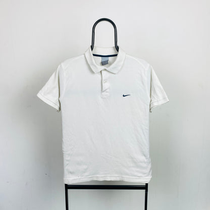 00s Nike Polo Shirt T-Shirt White Medium