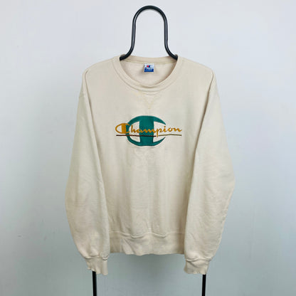 Retro Champion Sweatshirt Brown XL