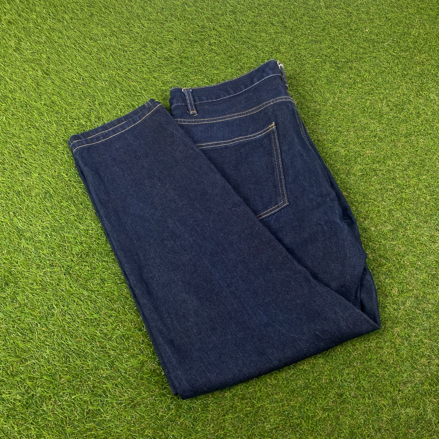 00s Carhartt Newel Pant Jeans Joggers Blue Medium