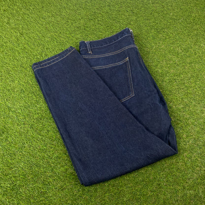 00s Carhartt Newel Pant Jeans Joggers Blue Medium