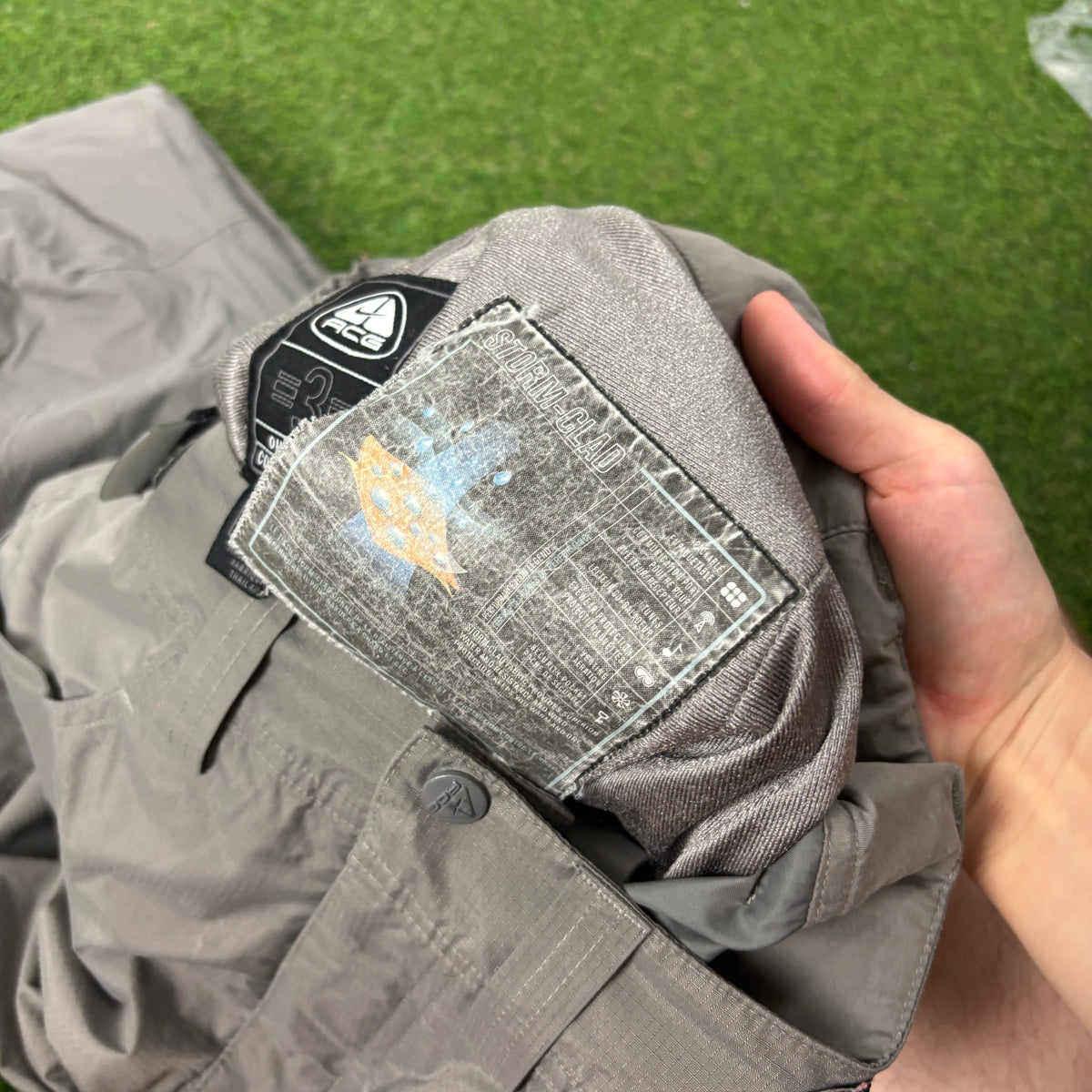 00s Nike ACG Ski Salopettes Joggers Grey Small