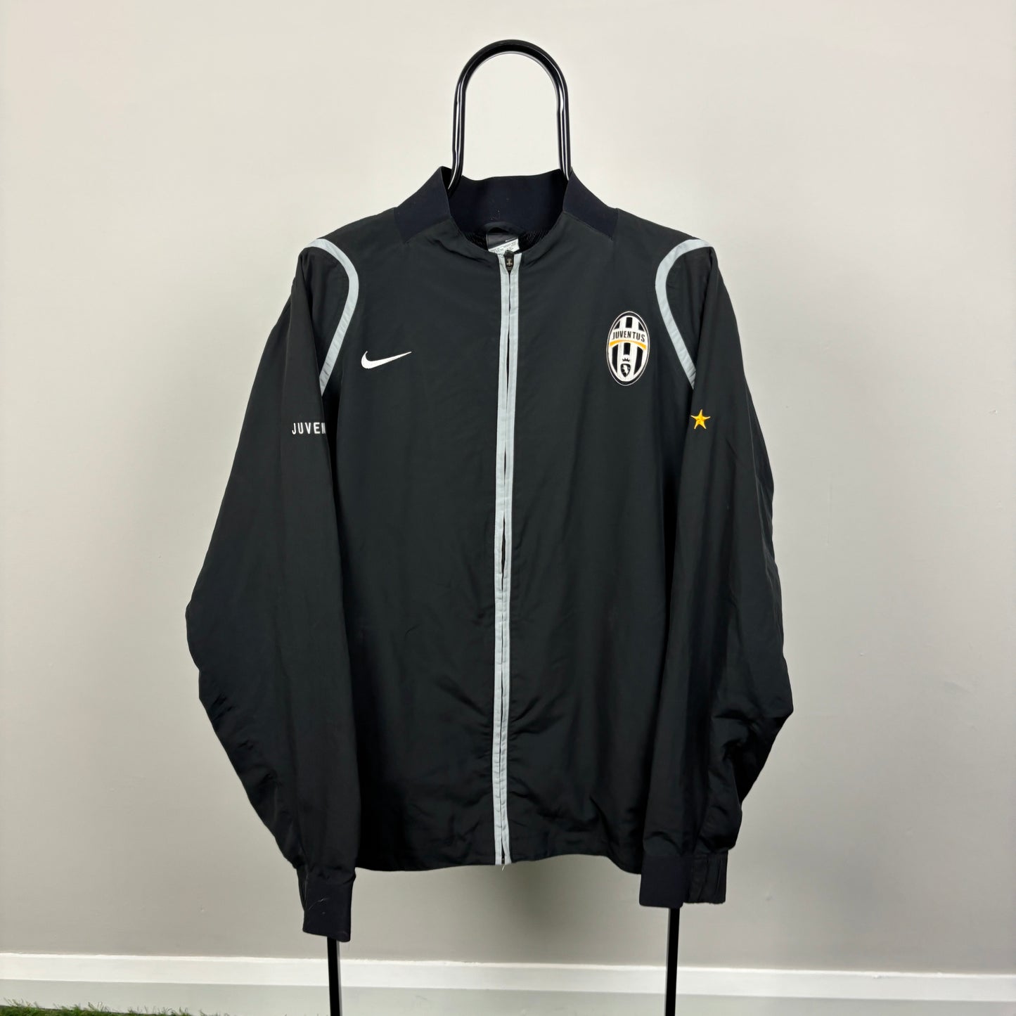 00s Nike Juventus Windbreaker Jacket Black XL