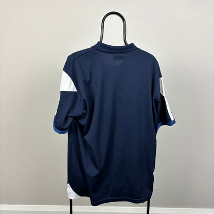 00s Umbro England Football Shirt T-Shirt Blue XXL