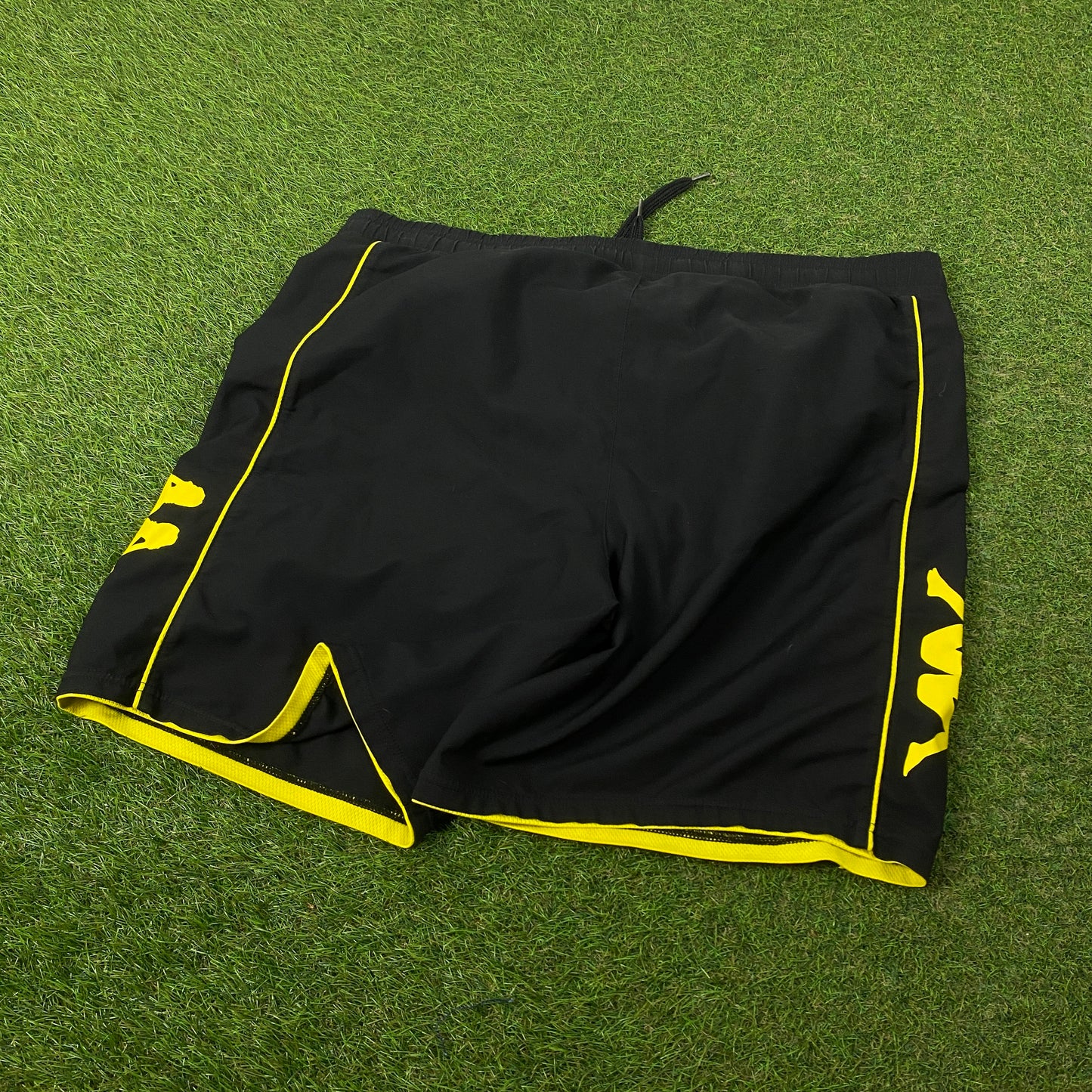 00s Puma Borussia Dortmund Football Shorts Black Large