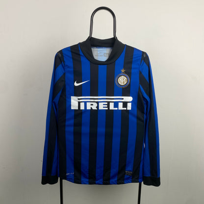 00s Nike Inter Milan Football Shirt T-Shirt Black Medium