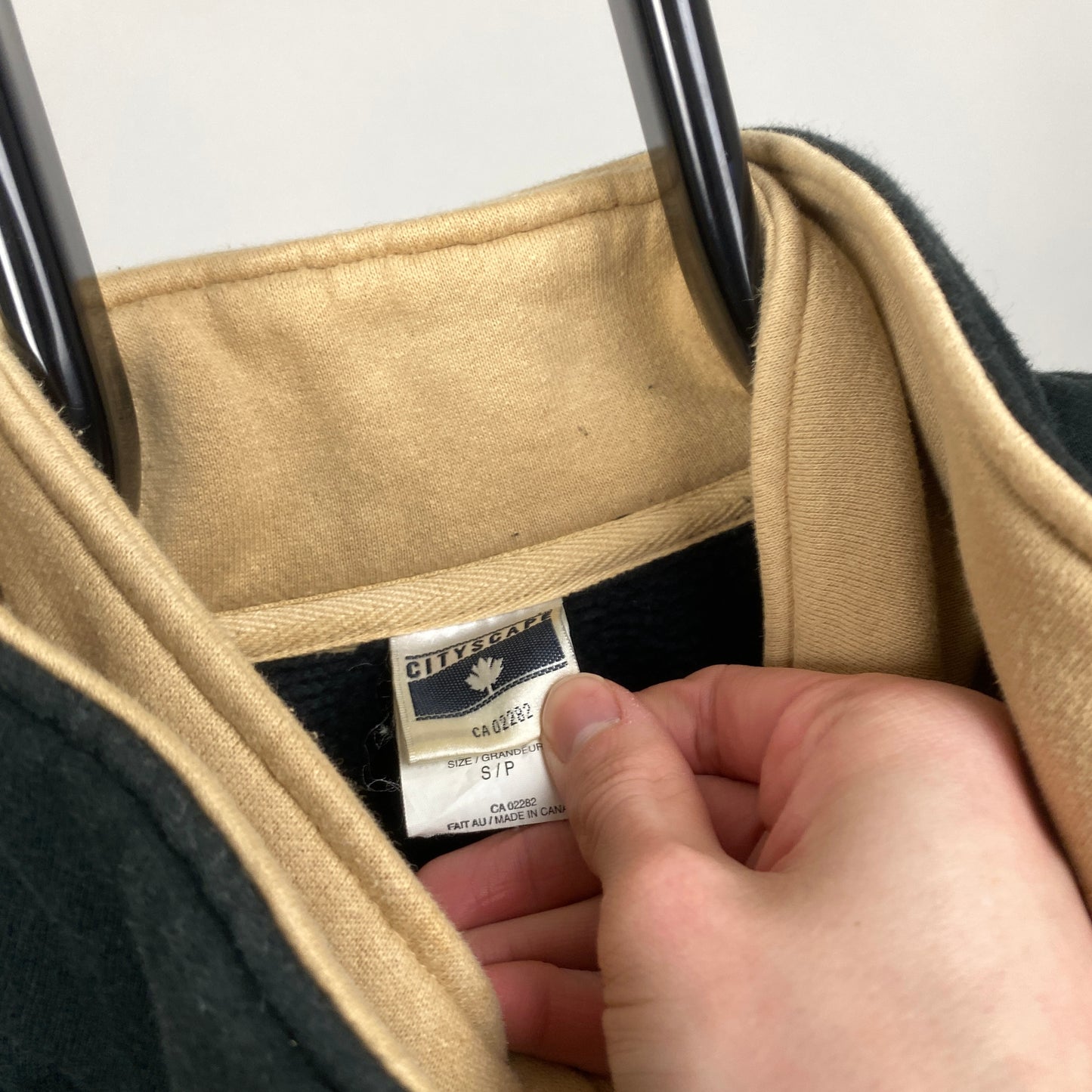 00s Canada Fleece Sweatshirt Black Small