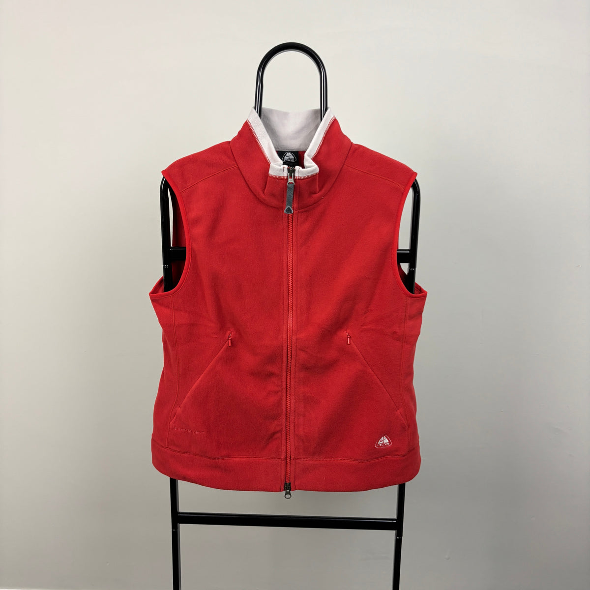 00s Nike ACG Fleece Gilet Sweatshirt Red Women’s Large