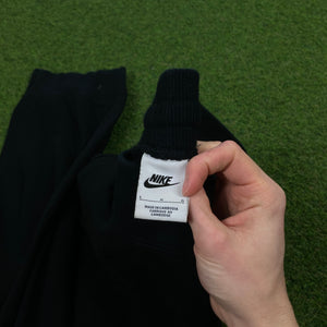 00s Nike Cotton Joggers Black Large