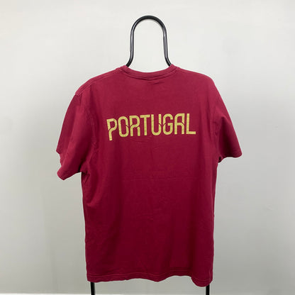 00s Nike Portugal Football T-Shirt Red XL
