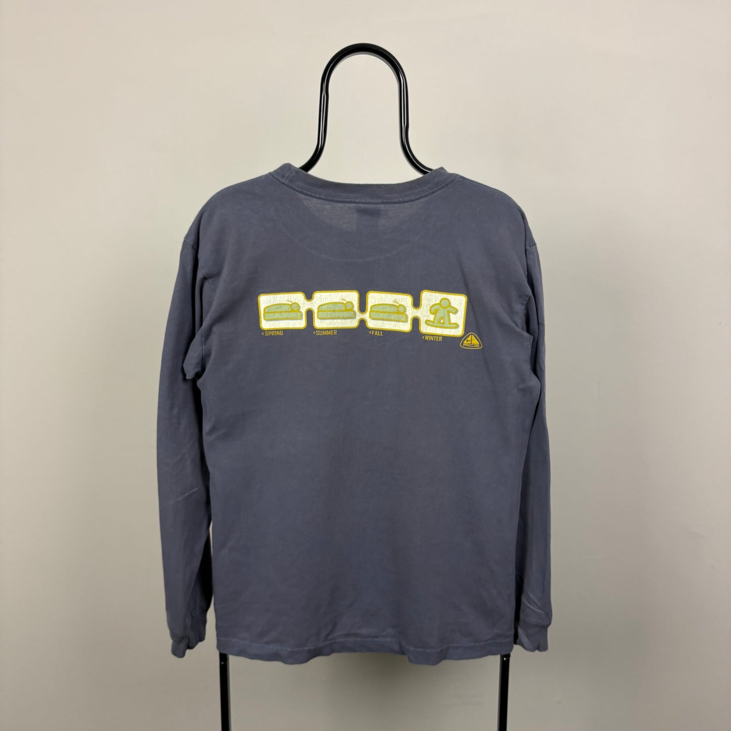 00s Nike Snowboard ACG Long Sleeve T-Shirt Blue Medium