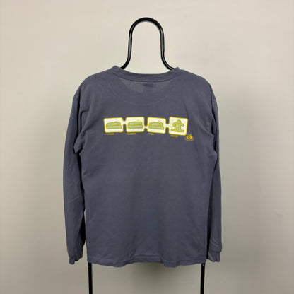 00s Nike Snowboard ACG Long Sleeve T-Shirt Blue Medium