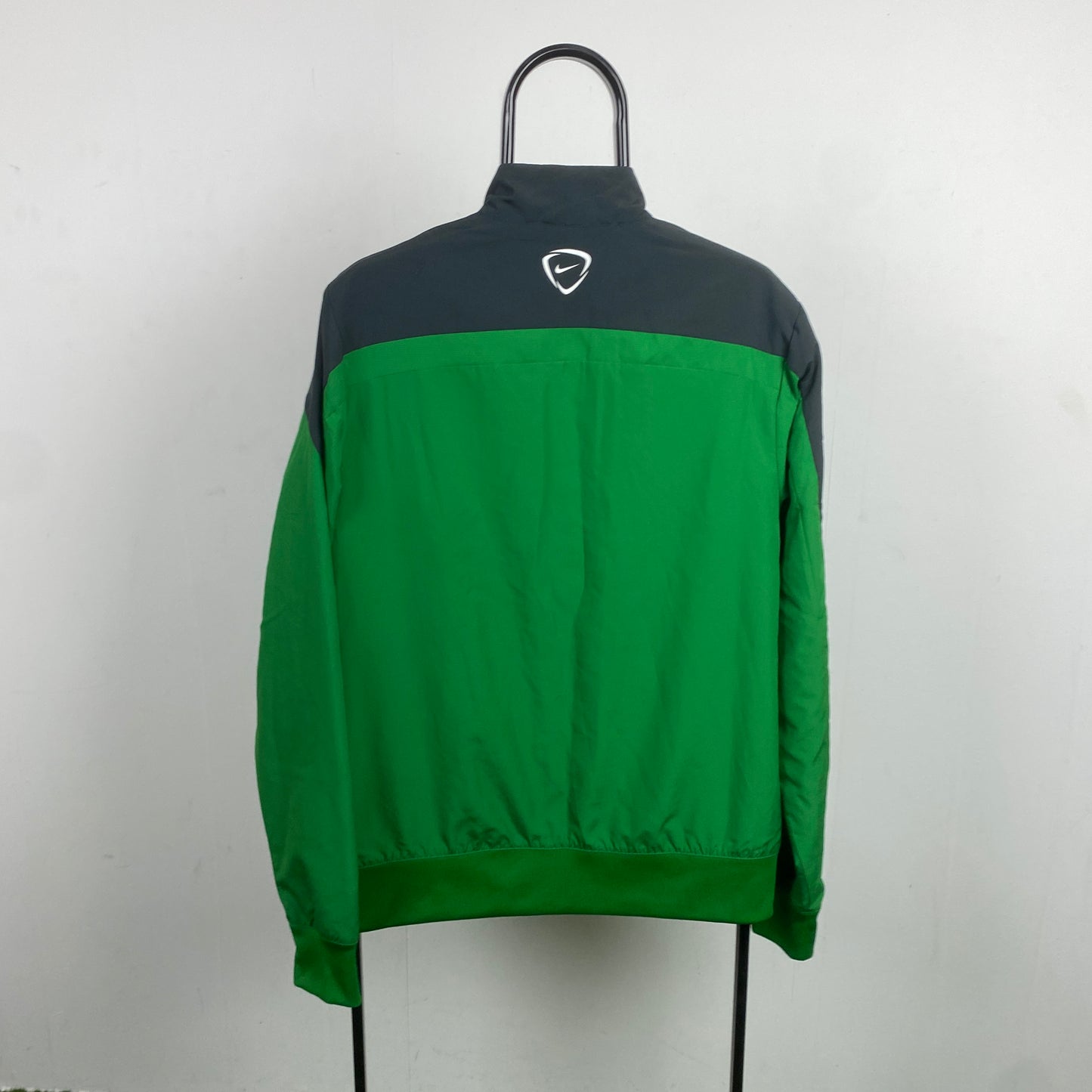 00s Nike Beijing Football Windbreaker Jacket Green Large