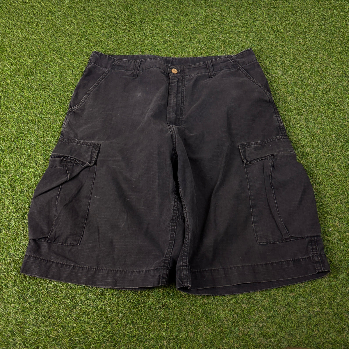 00s Carhartt Cargo Shorts Black Large