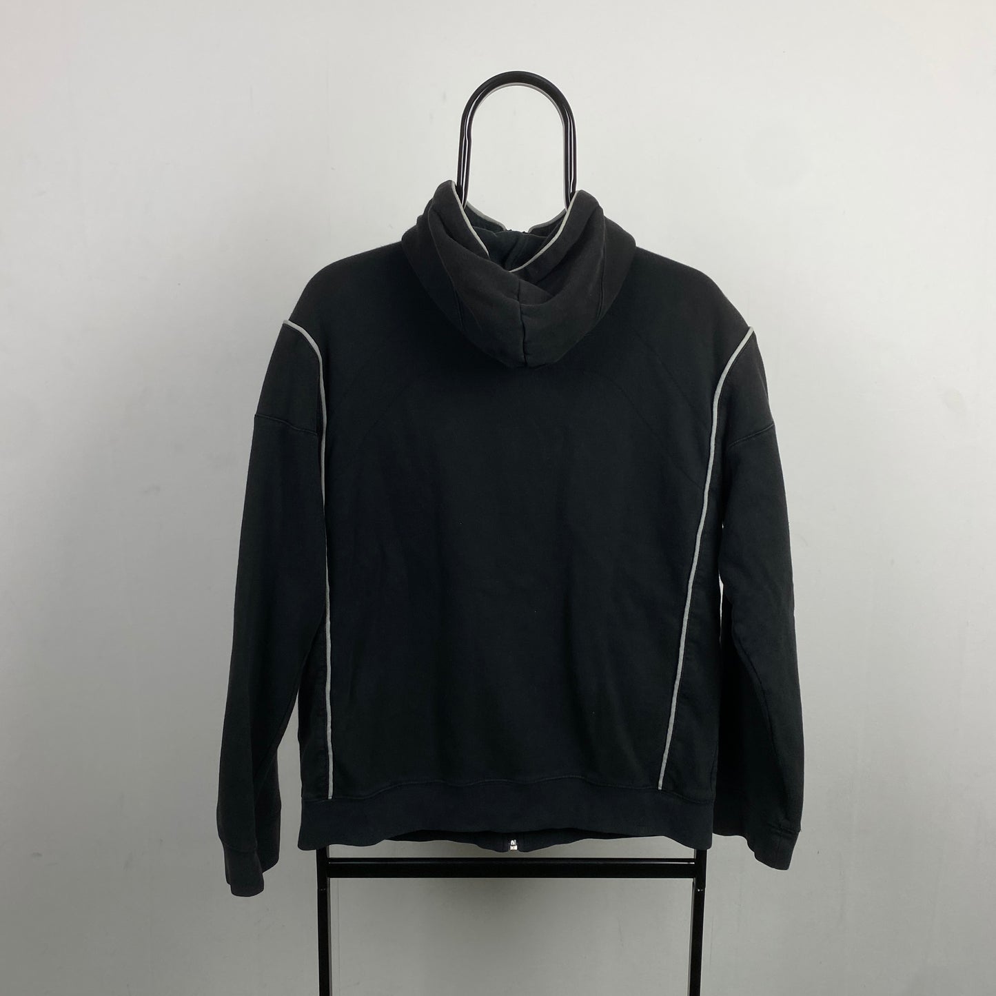 00s Nike Air Max Piping Hoodie Black Small