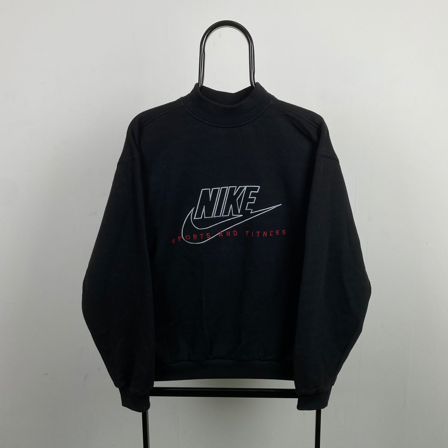 90s Nike Sweatshirt Black Small