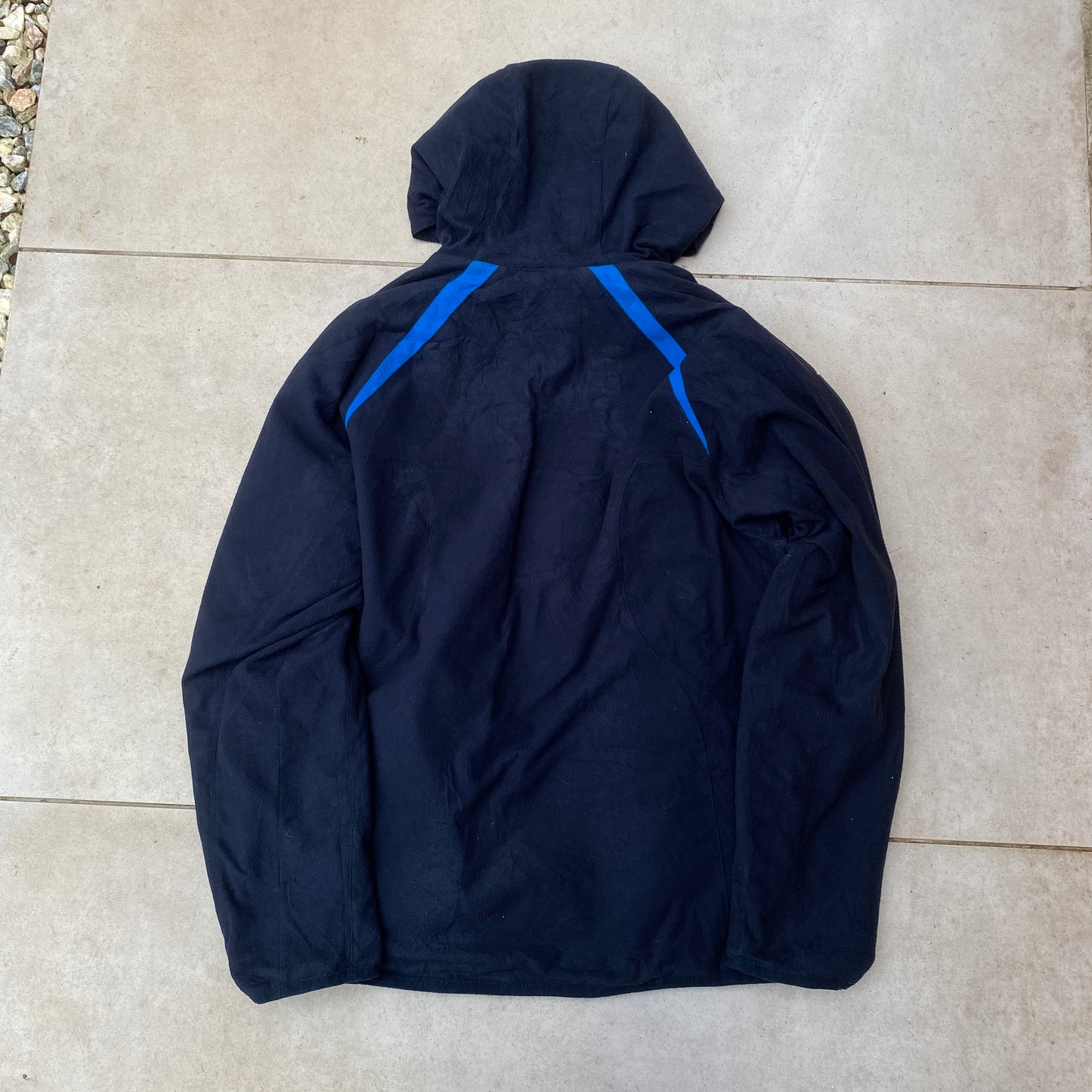 00s Nike Reversible Fleece Coat Jacket Blue XL