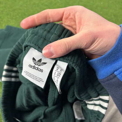 00s Adidas Cotton Joggers Green Medium