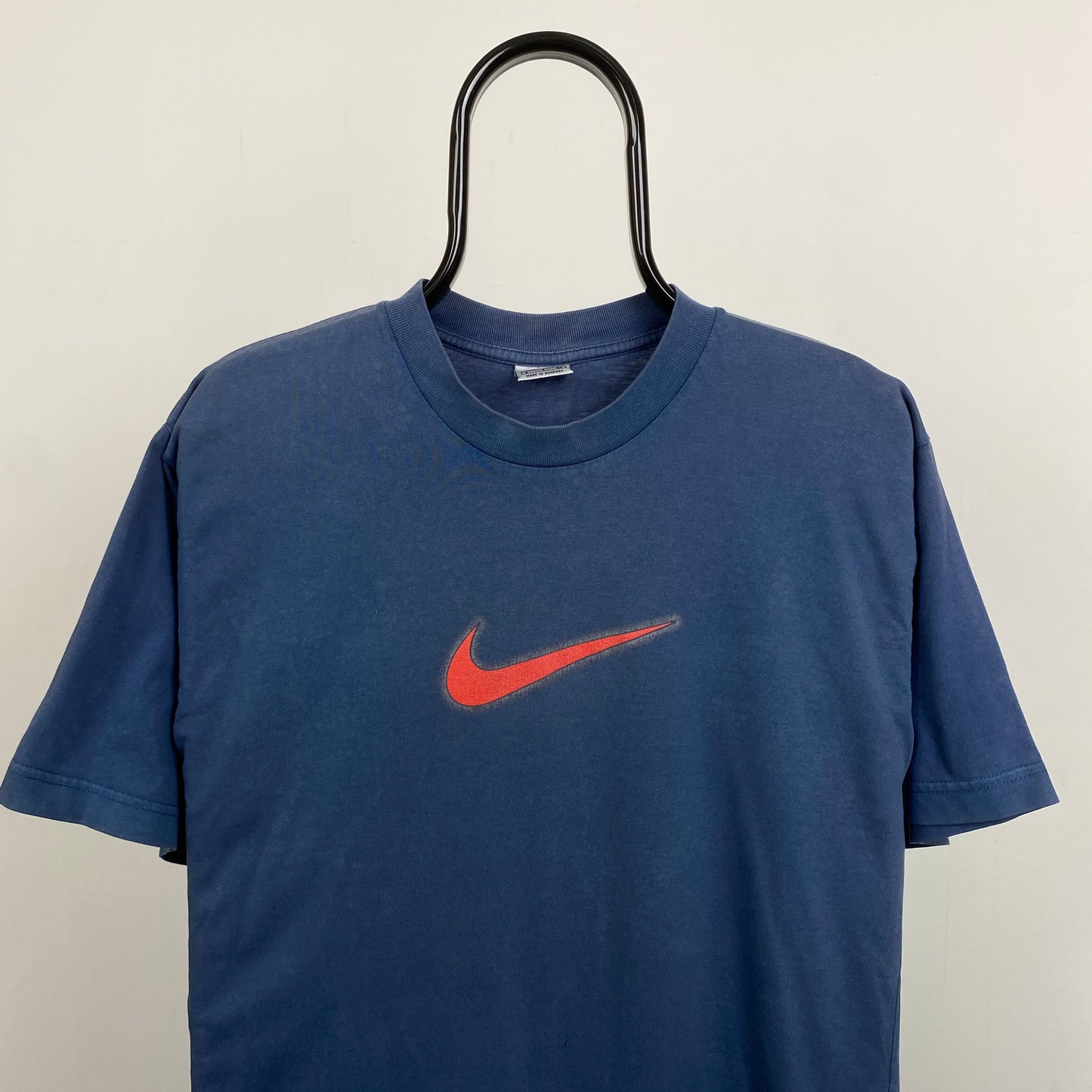 90s Nike Swirl T-Shirt Blue Small