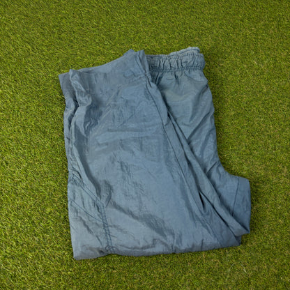 90s Nike Challenge Court Shell Joggers Blue Large