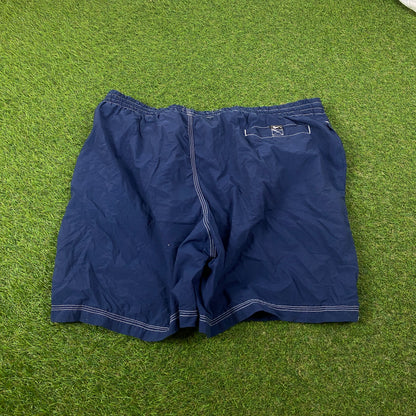 Retro Reebok Swim Shorts Blue XL