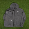 00s Nike Cotton Hoodie + Joggers Set Grey Medium