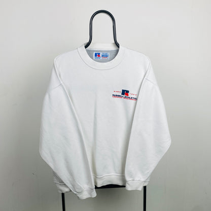 Retro Russell Athletic Sweatshirt White Large