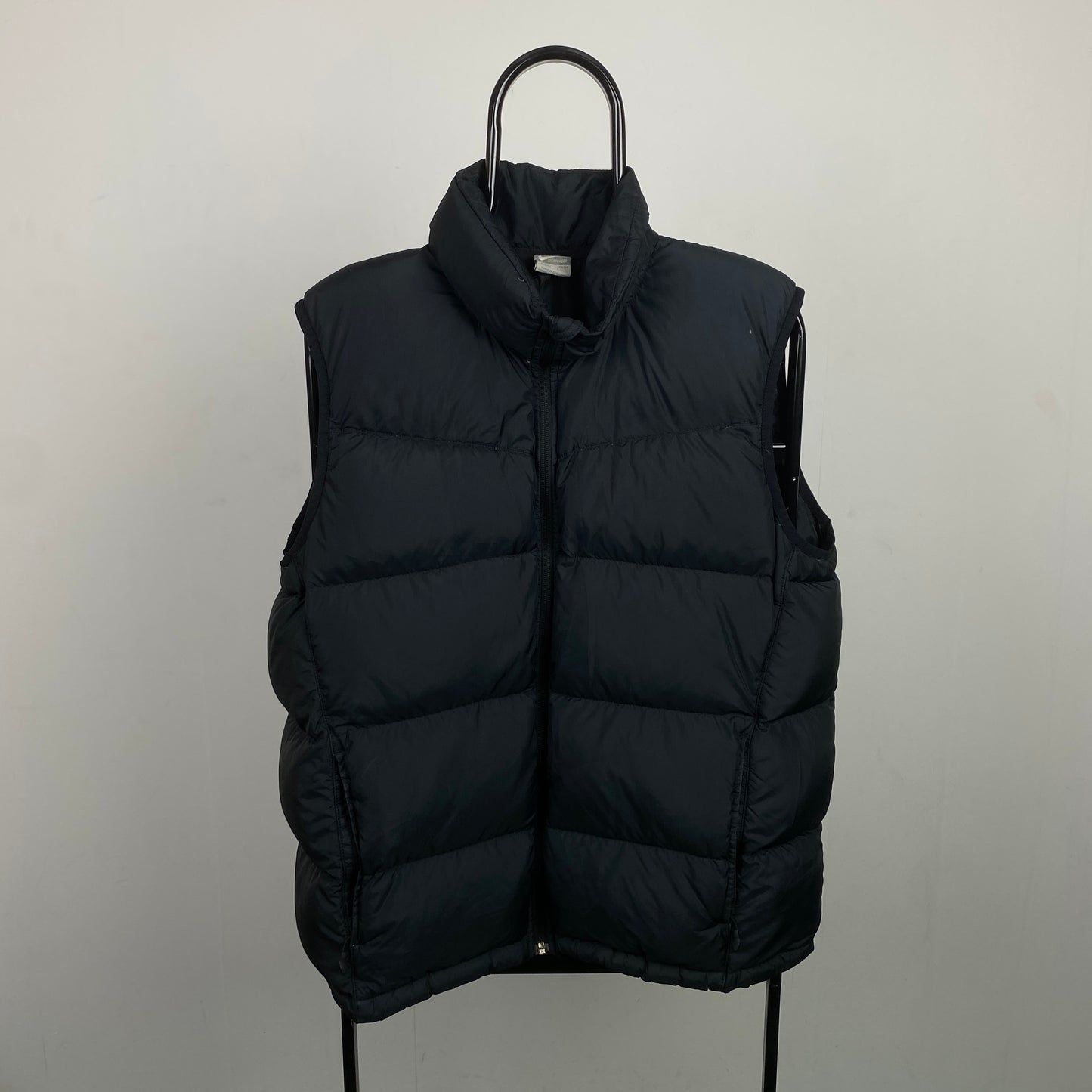 00s Nike Puffer Gilet Jacket Black Medium