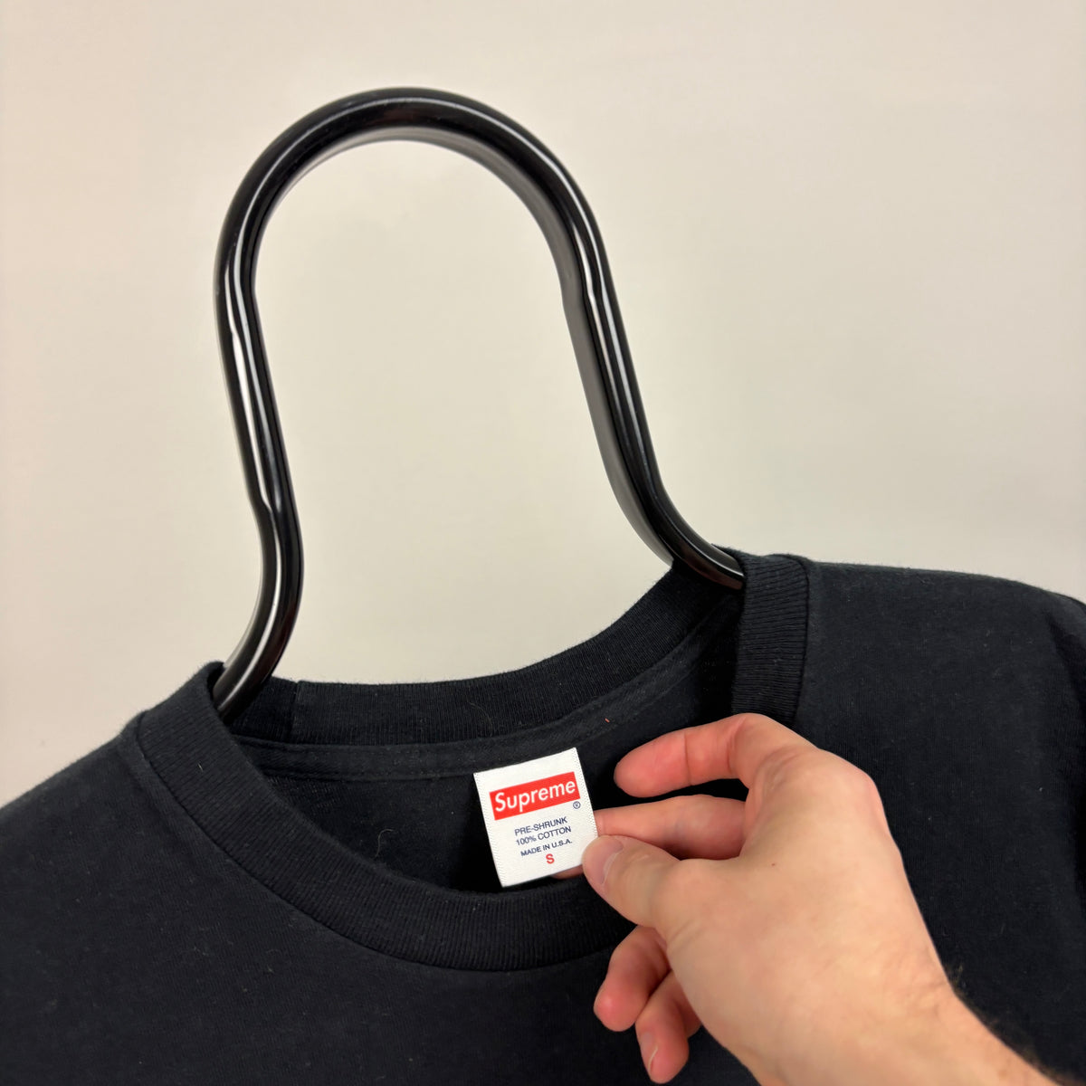 00s Supreme Screw T-Shirt Black Small