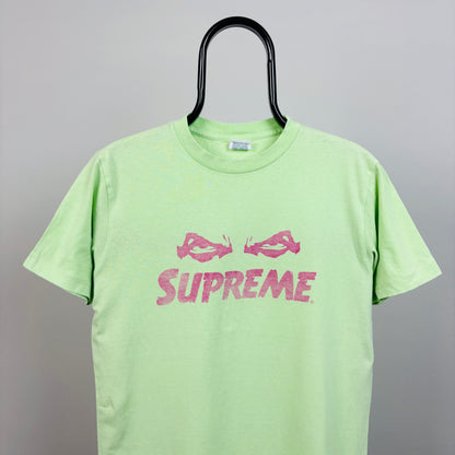 00s Supreme Eyes T-Shirt Green Medium