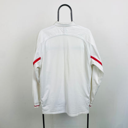 00s Nike England Rugby Sweatshirt White Large