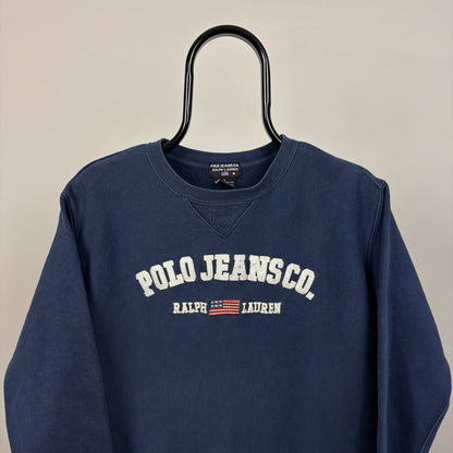 00s Ralph Lauren Sweatshirt Blue Women’s Large
