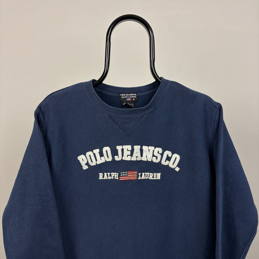 00s Ralph Lauren Sweatshirt Blue Women’s Large
