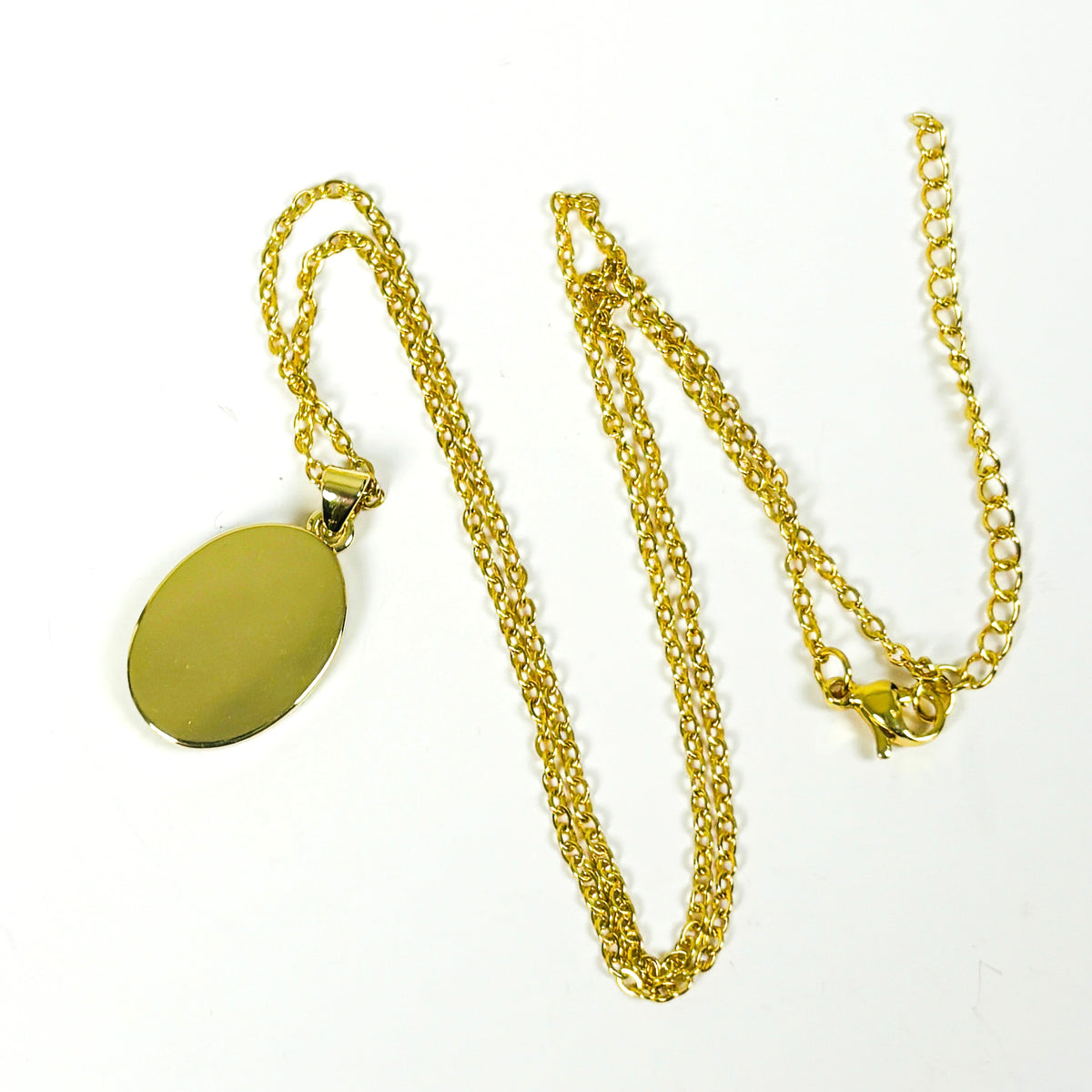 Jesus Gemstone Necklace Gold Opal