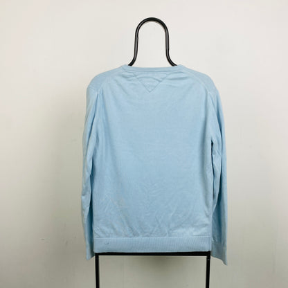 Retro Tommy Hilfiger Sweatshirt Blue Medium