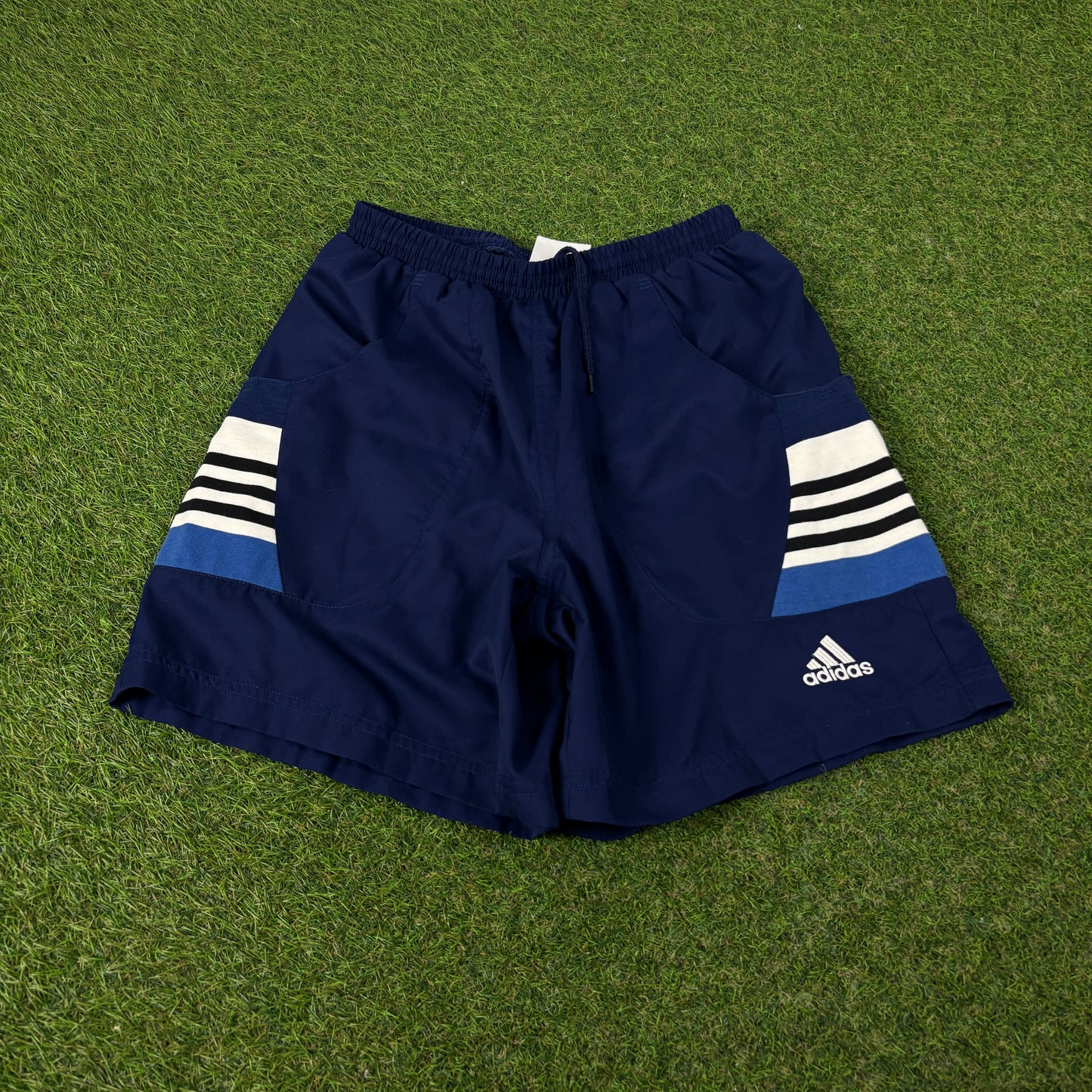 90s Adidas Shorts Blue Small