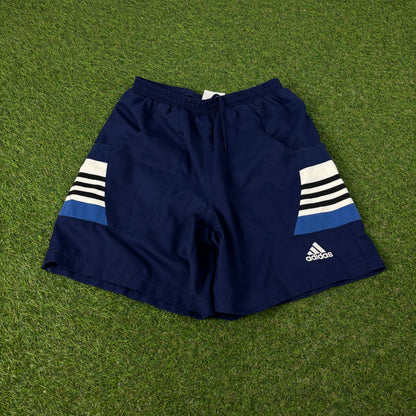 90s Adidas Shorts Blue Small