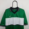 90s Nike Football Shirt T-Shirt Green XL