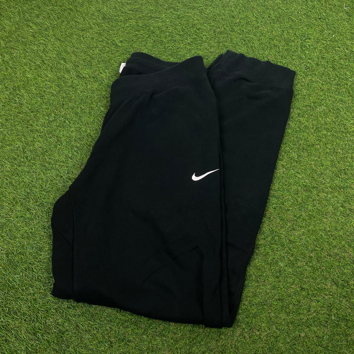 00s Nike Cotton Joggers Black Large