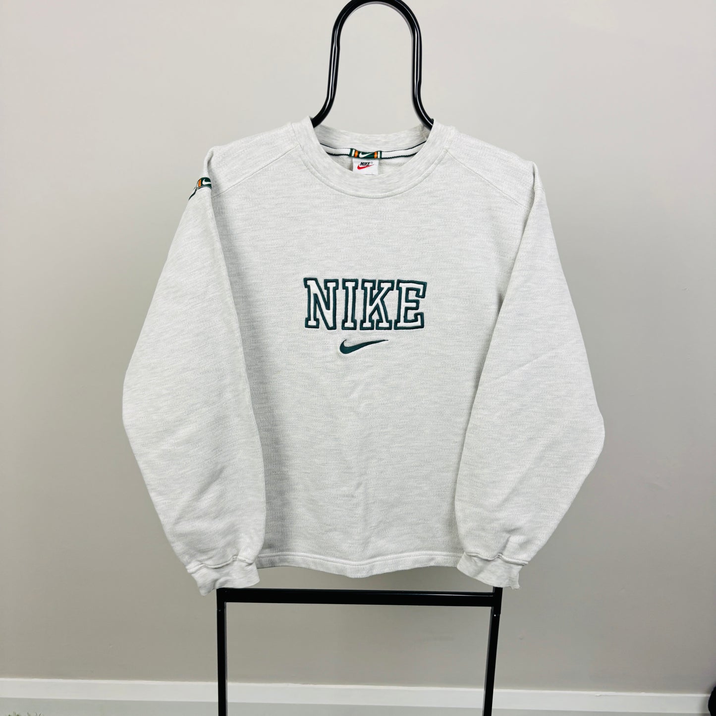 90s Nike Sweatshirt Grey Small