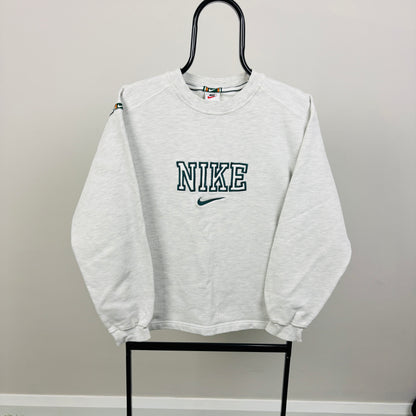 90s Nike Sweatshirt Grey Small