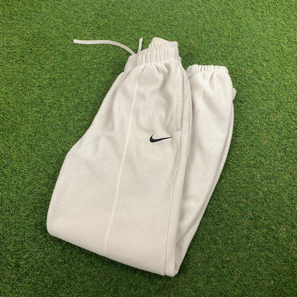 00s Nike Cotton Fleece Joggers Brown XS