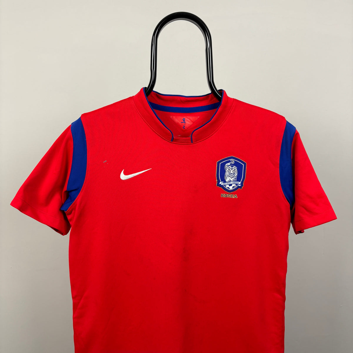 00s Nike South Korea Football Shirt T-Shirt Red Small